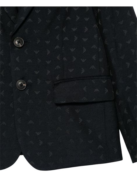 Giacca bambino in misto lana e viscosa EMPORIO ARMANI | EB000213/MABLU